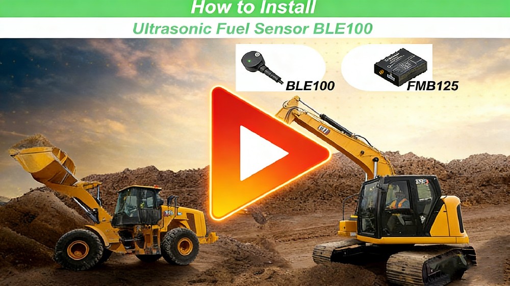 How to Install Ultrasonic Fuel Sensor BLE100